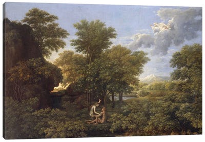 Spring Or Earth Paradise, 17th Century Canvas Art Print