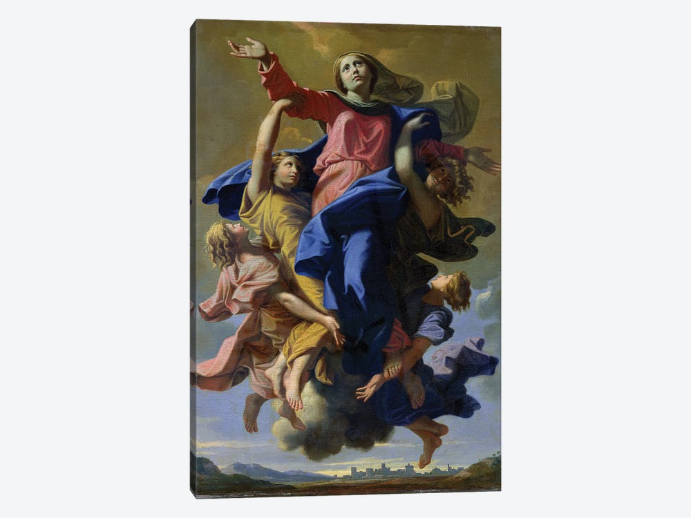 The Assumption of the Virgin, 1649-50  by Nicolas Poussin 1-piece Canvas Artwork