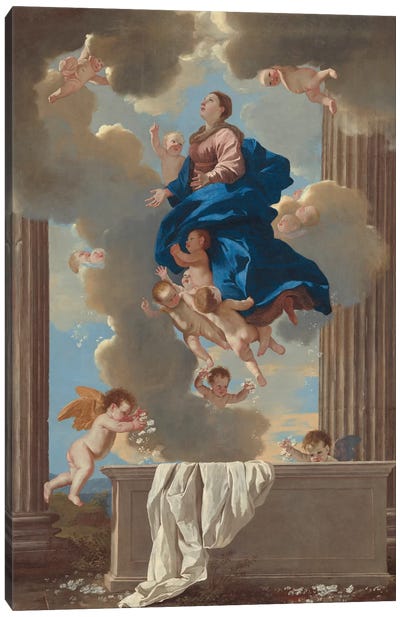 The Assumption of the Virgin, c.1630-32  Canvas Art Print