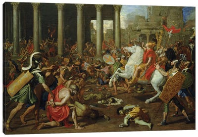 The Destruction of the Temples in Jerusalem by Titus, c.1638/39 Canvas Art Print