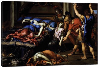 Death of Cleopatra Canvas Art Print