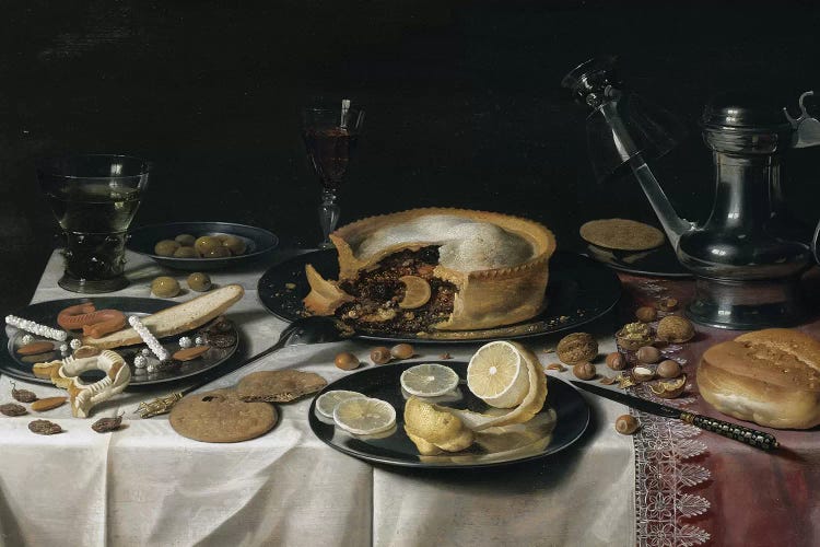 Still Life, 1625-30  by Pieter Claesz wall art