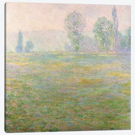 Meadows in Giverny, 1888 Canvas Print #BMN827} by Claude Monet Canvas Art Print