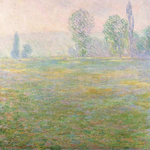 Claude Monet: Meadows in Giverny, 1888 by Claude Monet