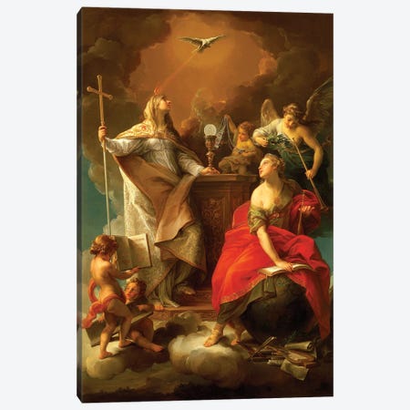 Allegory of Religion Canvas Print #BMN8285} by Pompeo Girolamo Batoni Canvas Print
