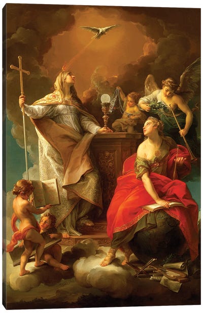 Allegory of Religion Canvas Art Print
