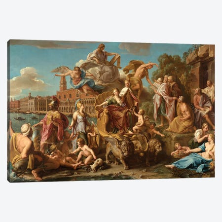 The Triumph of Venice, 1737  Canvas Print #BMN8290} by Pompeo Girolamo Batoni Canvas Print