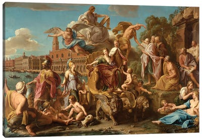 The Triumph of Venice, 1737  Canvas Art Print