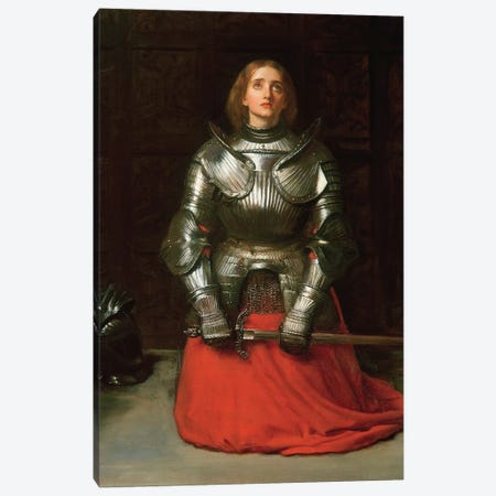 Joan of Arc, 1865  Canvas Print #BMN8300} by Sir John Everett Millais Art Print