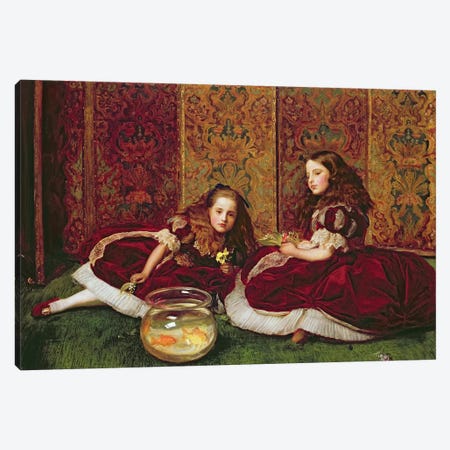 Leisure Hours, 1864  Canvas Print #BMN8301} by Sir John Everett Millais Canvas Print