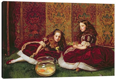 Leisure Hours, 1864  Canvas Art Print