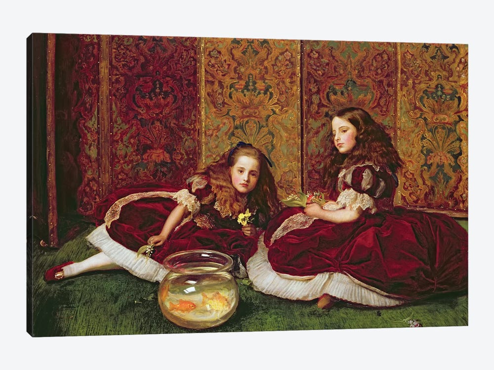 Leisure Hours, 1864  by Sir John Everett Millais 1-piece Canvas Print
