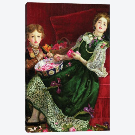 Pot Pourri  Canvas Print #BMN8308} by Sir John Everett Millais Art Print