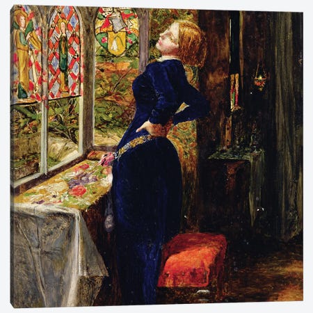 Study for Mariana in the Moated Grange  Canvas Print #BMN8311} by Sir John Everett Millais Canvas Art