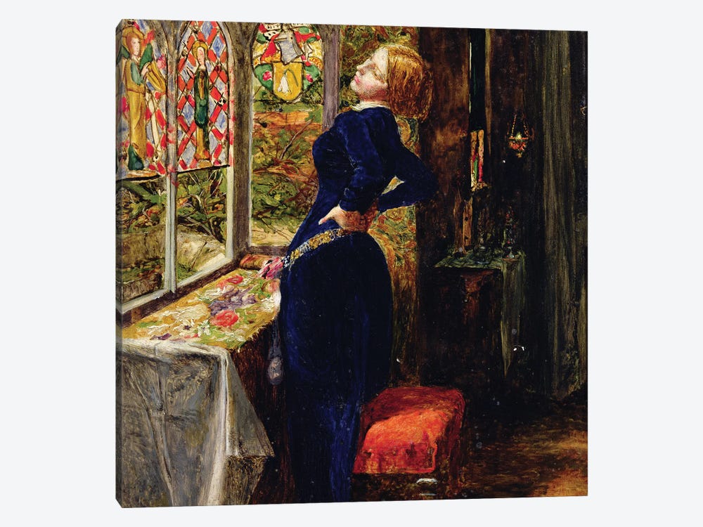 Study for Mariana in the Moated Grange  by Sir John Everett Millais 1-piece Canvas Wall Art
