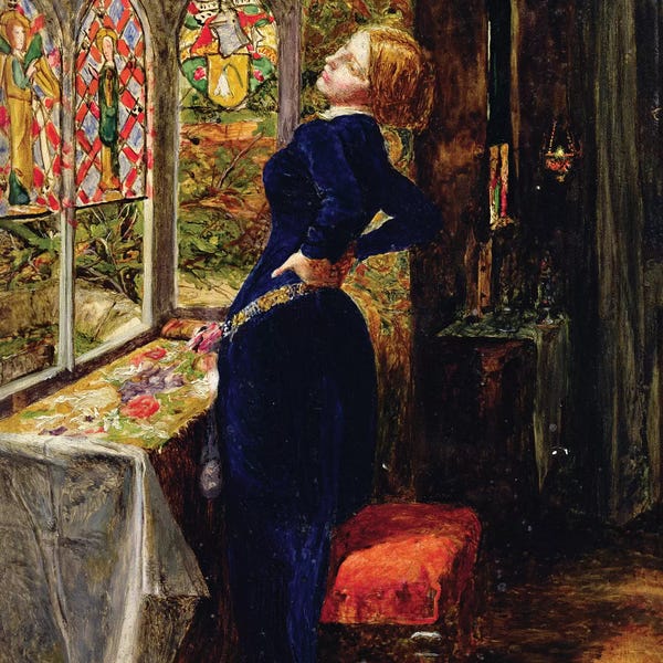 Sir John Everett Millais: Study for Mariana in the Moated Grange  by Sir John Everett Millais