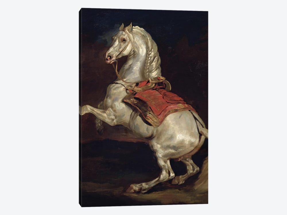 Napoleon's Stallion, Tamerlan  by Theodore Gericault 1-piece Canvas Art