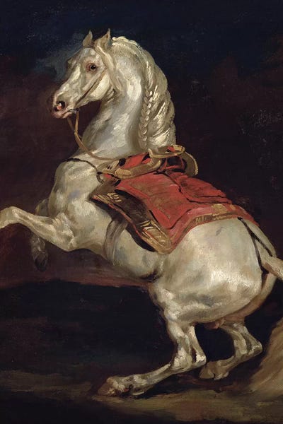Romanticism: Napoleon's Stallion, Tamerlan  by Theodore Gericault