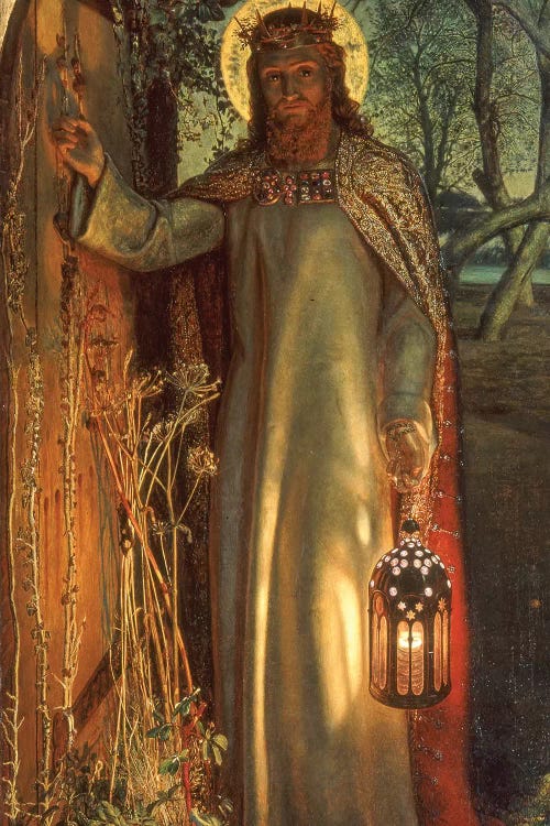 Light of the World, c.1851-53  by William Holman Hunt wall art