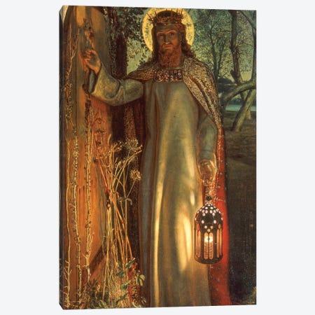 Light of the World, c.1851-53  Canvas Print #BMN8332} by William Holman Hunt Canvas Wall Art