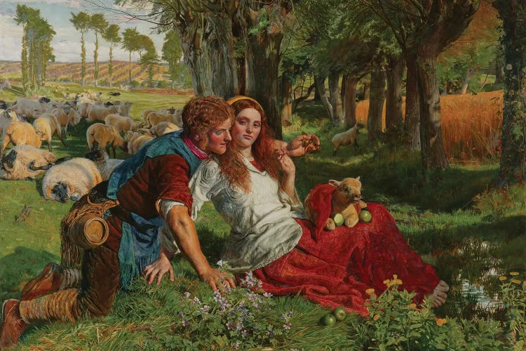 The Hireling Shepherd, 1851 