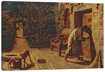 The Importunate Neighbour, 1895  Canvas Art Print