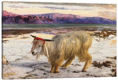 The Scapegoat, 1854  Canvas Art Print - Pre-Raphaelite Art