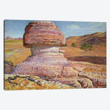 The Sphinx at Gizeh, 1854 Canvas Print #BMN8350} by William Holman Hunt Canvas Art