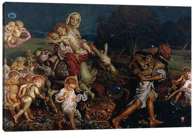 The Triumph of the Innocents, 1876  Canvas Art Print
