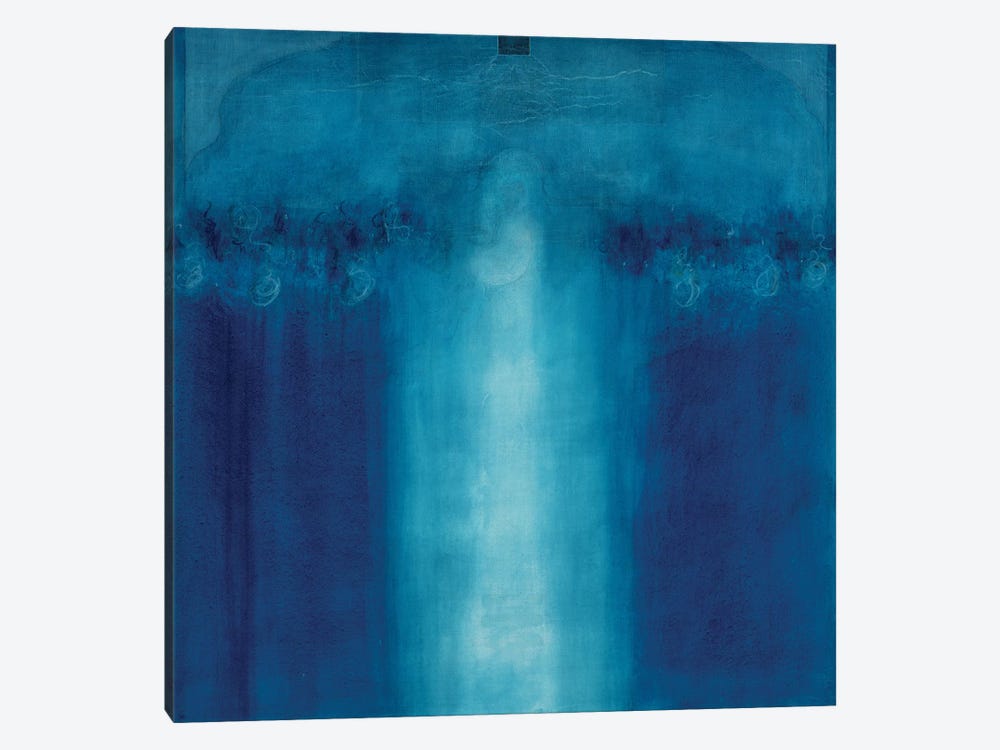 Untitled blue painting, 1995  by Charlie Millar 1-piece Art Print