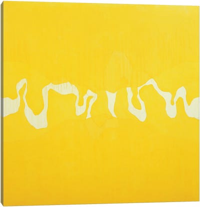 Yellow journey  Canvas Art Print