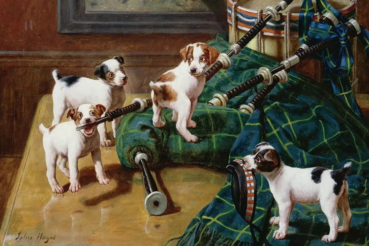 He Who Pays the Piper Calls the Tune by John Hayes wall art