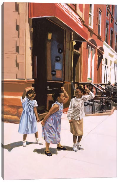 Harlem Jig, 2001  Canvas Art Print - Friendship Art