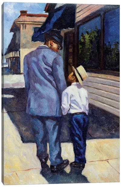 The Education of a King, 2001  Canvas Art Print - Fatherly Love