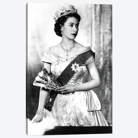 Queen Elizabeth II of England, 1952  Canvas Print #BMN8376} by Dorothy Wilding Art Print