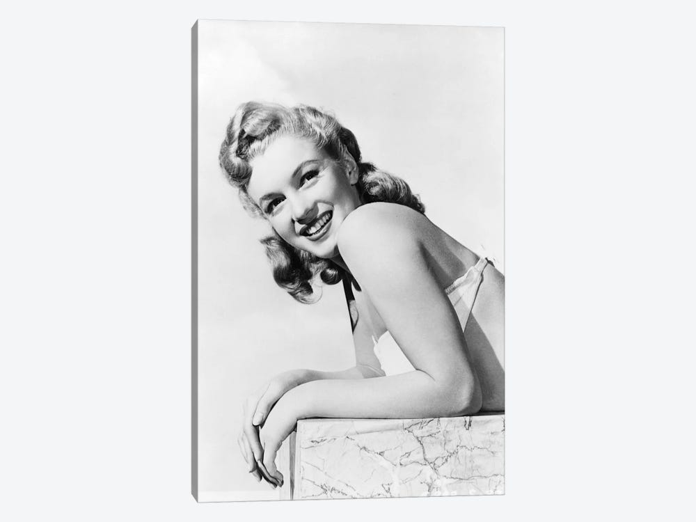 American actress and singer Marilyn Monroe , 1948  by Rue Des Archives 1-piece Canvas Wall Art