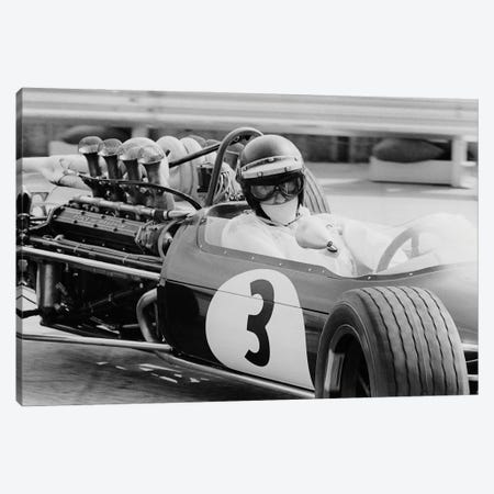 Austrian pilot Jochen Rindt  at Grand Prix of Monaco 1968 Canvas Print #BMN8500} by Rue Des Archives Canvas Art Print