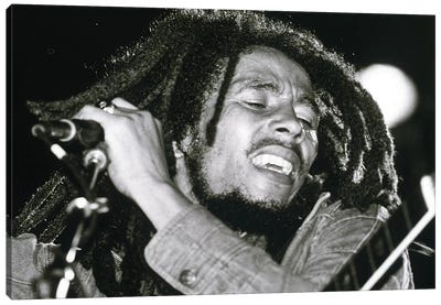 Bob Marley Canvas Art Print - Vintage & Retro Photography