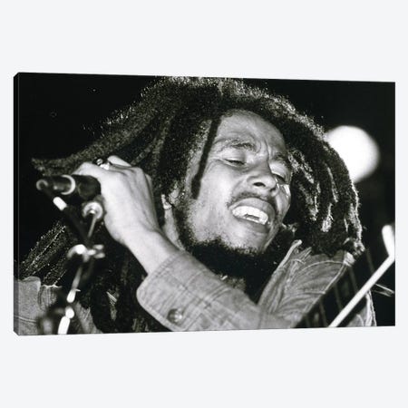 Bob Marley Canvas Print #BMN8507} by Rue Des Archives Canvas Art