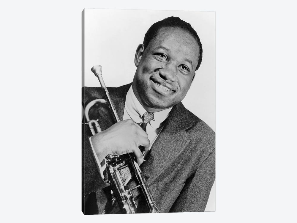 Clifford Brown  jazz trumpet player in 1953 by Rue Des Archives 1-piece Canvas Artwork