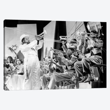 Dr. Rhythm de FrankTuttle avec Louis Armstrong 1938 Canvas Print #BMN8531} by Rue Des Archives Canvas Artwork