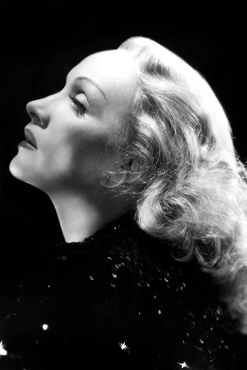 German Actress Marlene Dietrich  c. 1937