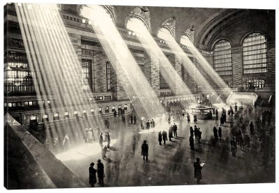 Grand Central Terminal, New York c.1930  Canvas Art Print - Rue Des Archives