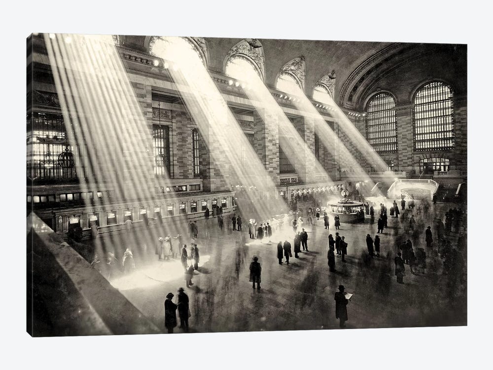 Grand Central Terminal, New York c.1930  by Rue Des Archives 1-piece Canvas Art Print
