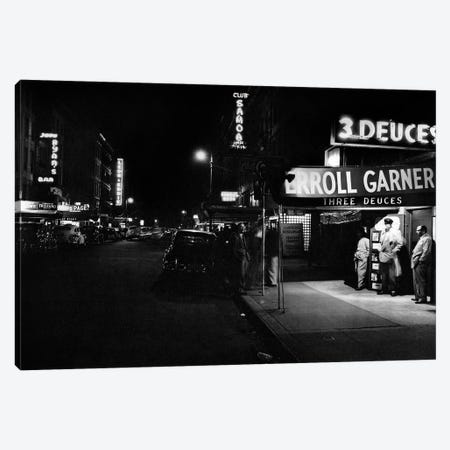 jazz club Three Deuces in the 52nd Street in New York Canvas Print #BMN8579} by Rue Des Archives Canvas Artwork