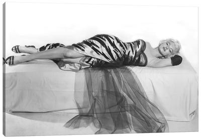 Marilyn Monroe Canvas Art Print - Black & White Photography