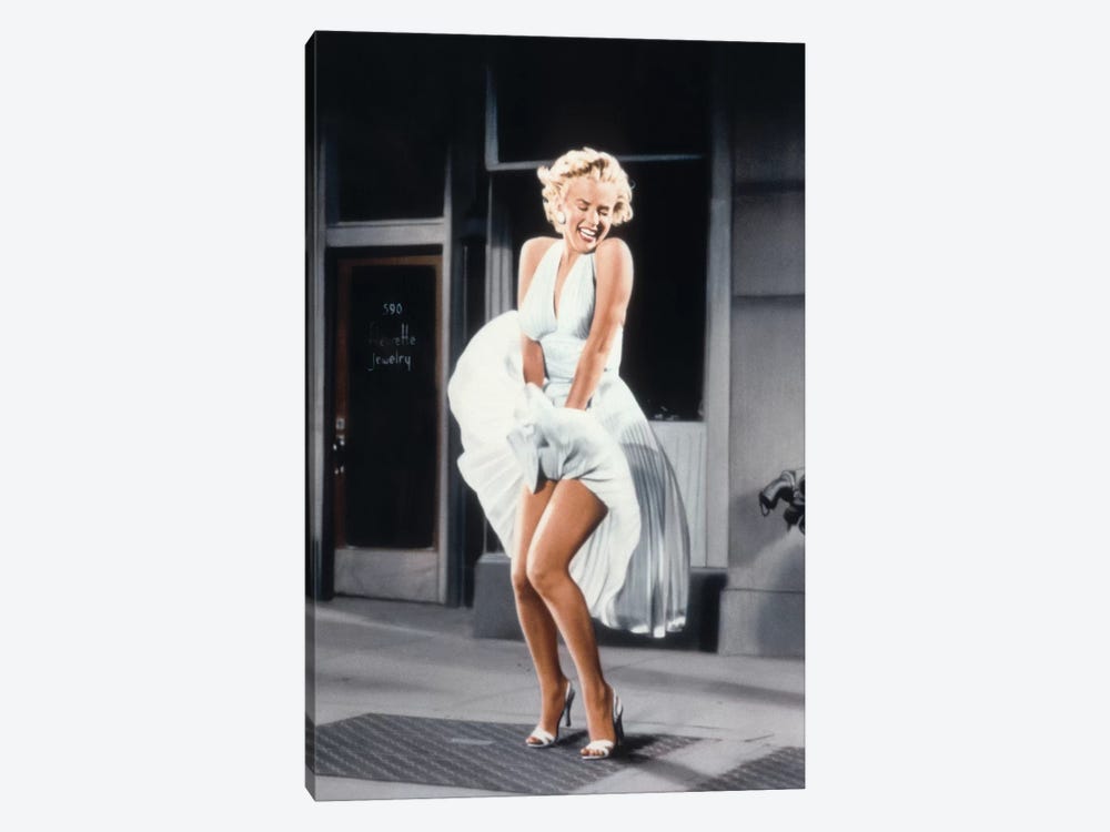 Marilyn Monroe in The Seven Year Itch by Billy Wilder, 1955  by Rue Des Archives 1-piece Canvas Print