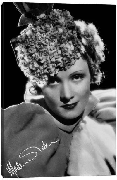 Marlene Dietrich German actress Canvas Art Print - Marlene Dietrich