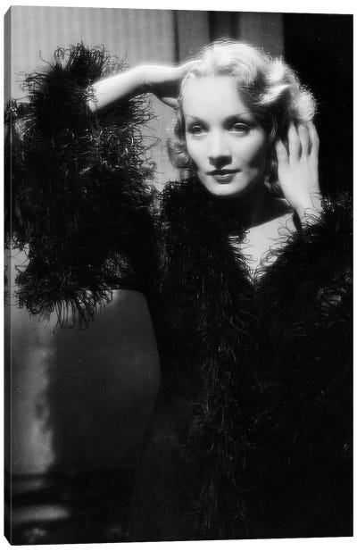 Shanghai Express by Josef von Sternberg with Marlene Dietrich, 1932  Canvas Art Print - Marlene Dietrich