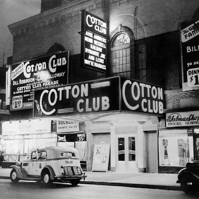The Cotton Club in Harlem, New York, in 1938  by Rue Des Archives framed canvas print